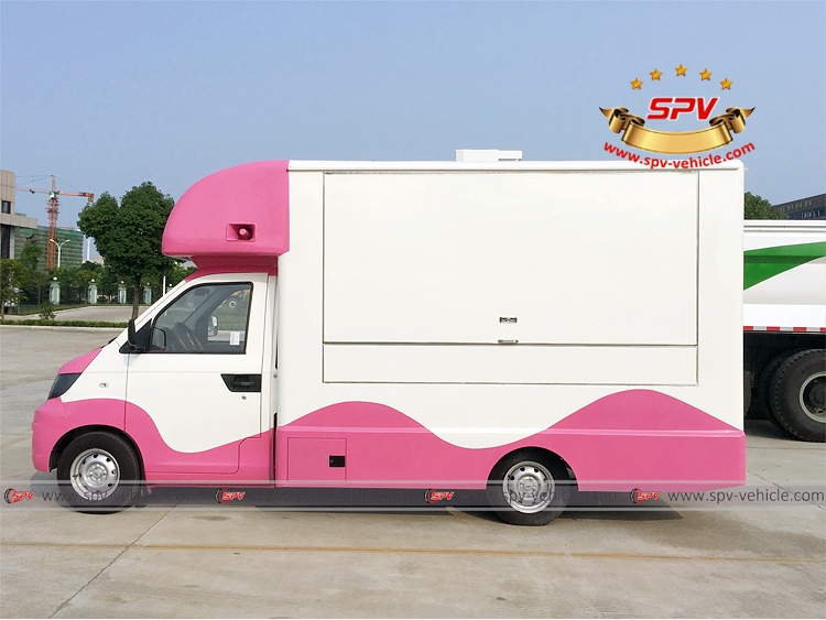 Mobile Vending Truck-Kerry-Pink-LS Mobile Vending Truck-Kerry-Pink-LS